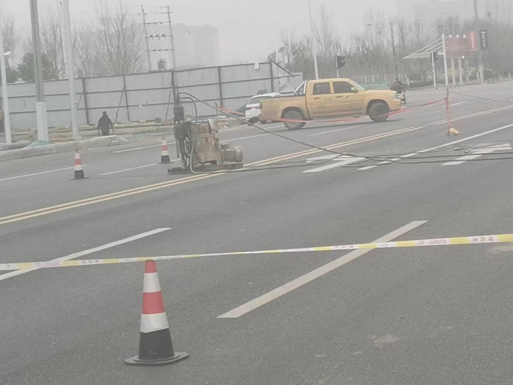 陇南公路路基沉陷注浆